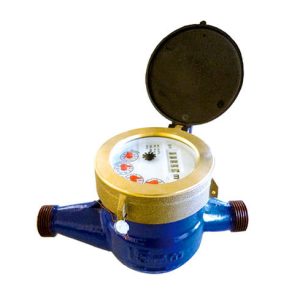 Meteran air Multi Jet badan kuningan dial kering dingin (panas) DN15 - DN50